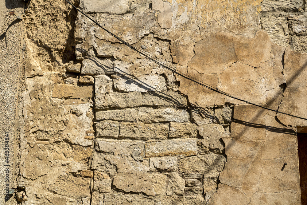 Fototapeta premium Close-up of old stone wall 