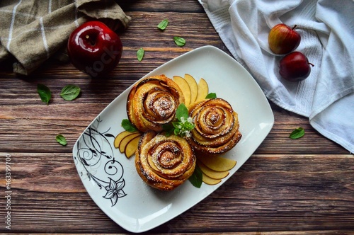 Apple roses photo