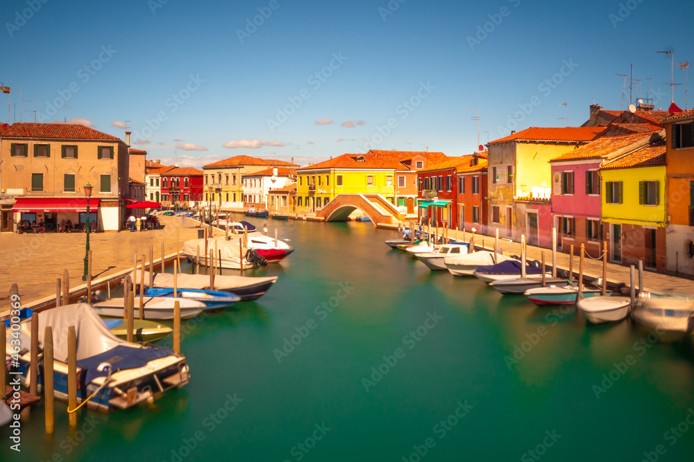 Port of Murano in Venice, Italy, at summer