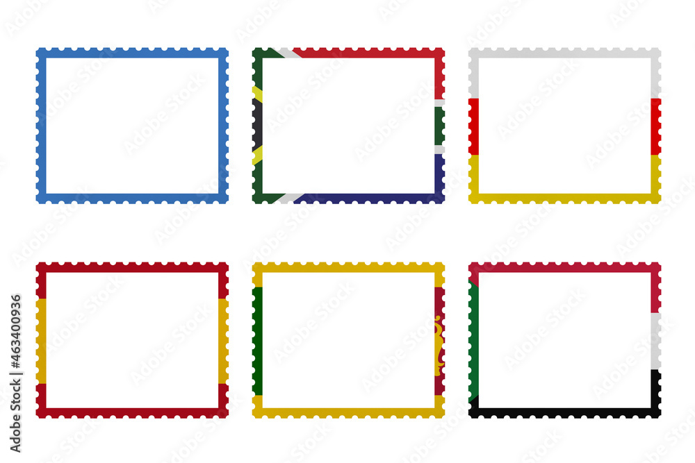 World countries A-Z. Post stamp- frames. Scrapbook elements pack. Part 28 World countries A-Z. Post stamp- frames. Scrapbook elements pack. Part 28