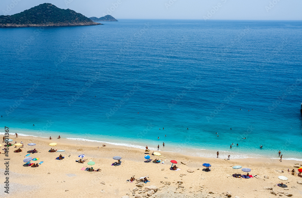 Kaputas beach near Kalkan town in Antalya province of Turkey.
