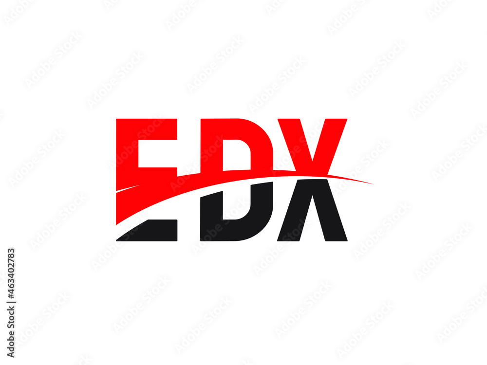 EDX Letter Initial Logo Design Vector Illustration EDX Letter Initial Logo Design Vector Illustration