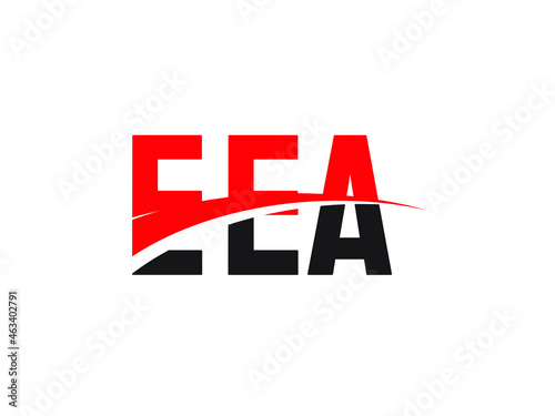 EEA Letter Initial Logo Design Vector Illustration