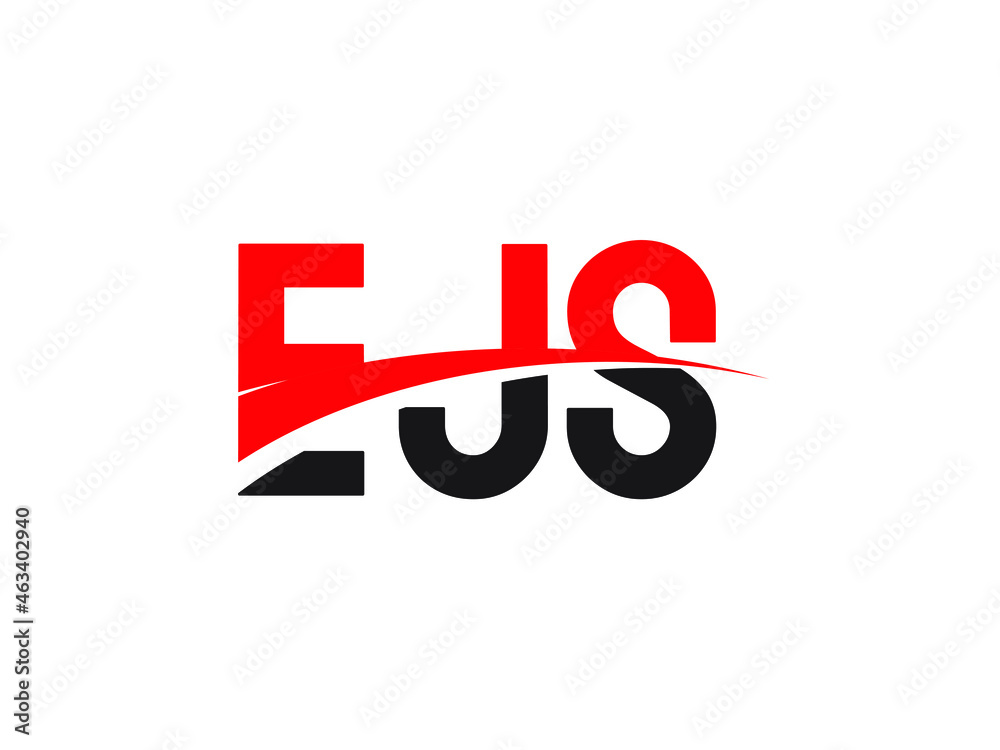 EJS Letter Initial Logo Design Vector Illustration EJS Letter Initial Logo Design Vector Illustration