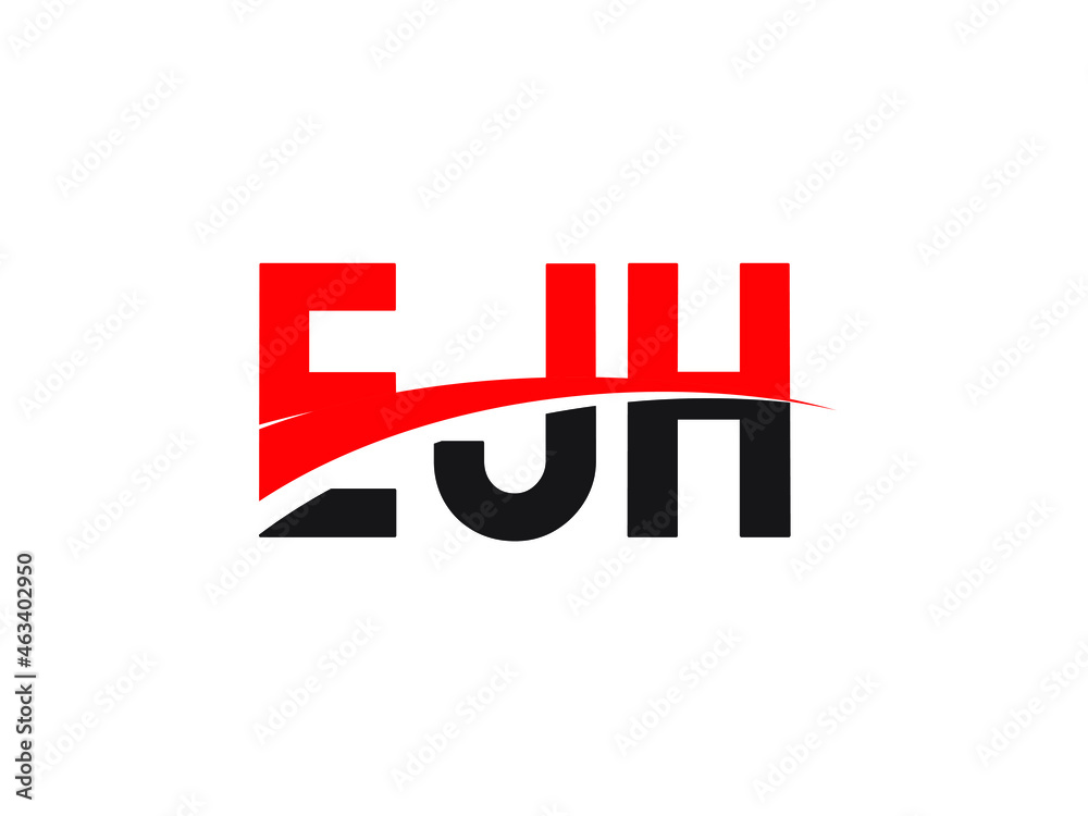 EJH Letter Initial Logo Design Vector Illustration EJH Letter Initial Logo Design Vector Illustration