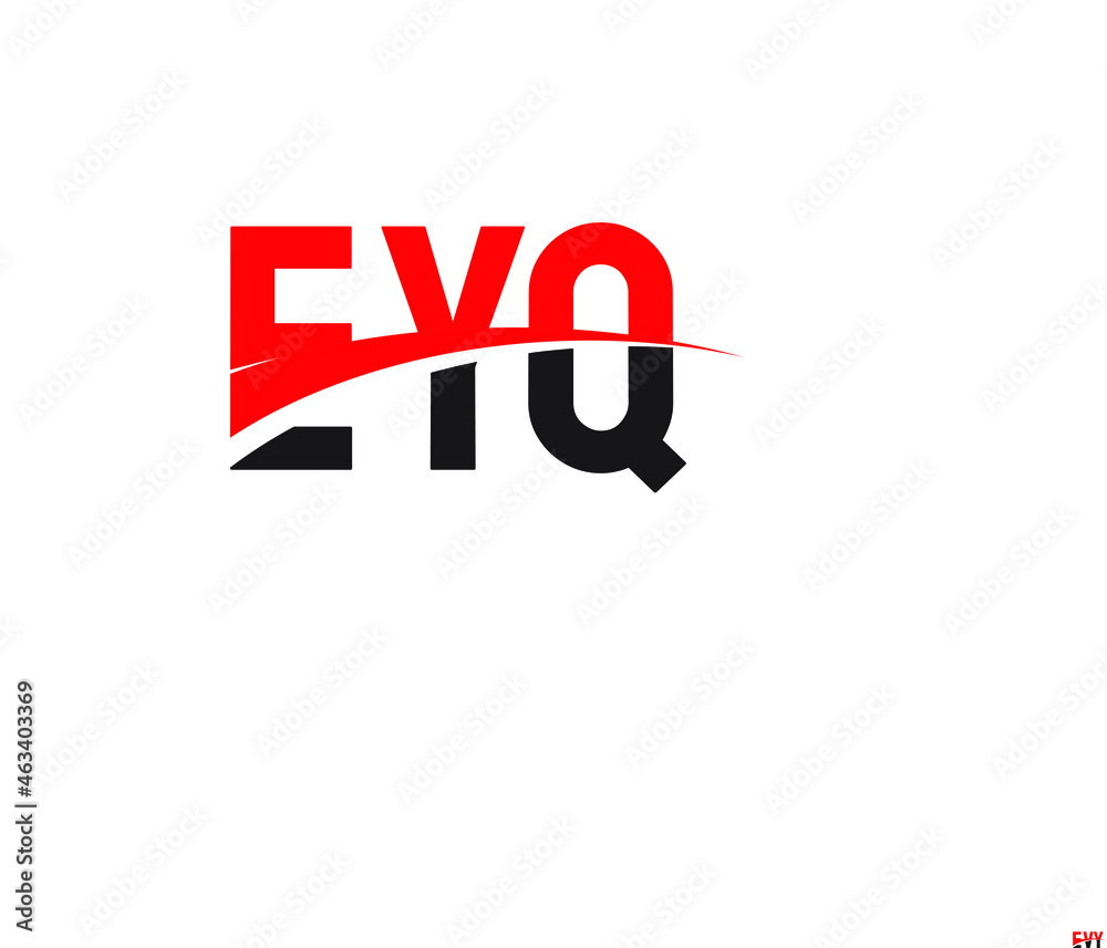 Fototapeta premium EYQ Letter Initial Logo Design Vector Illustration