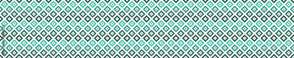 Green and white kilim seamless pattern Green and white kilim seamless pattern