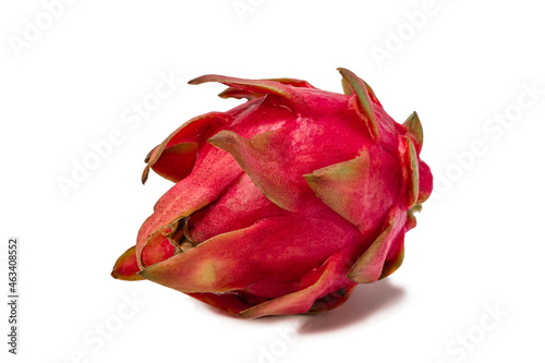 Exotic dragon fruit, pitahaya on a white isolated background. Premium photo. Photo of food.