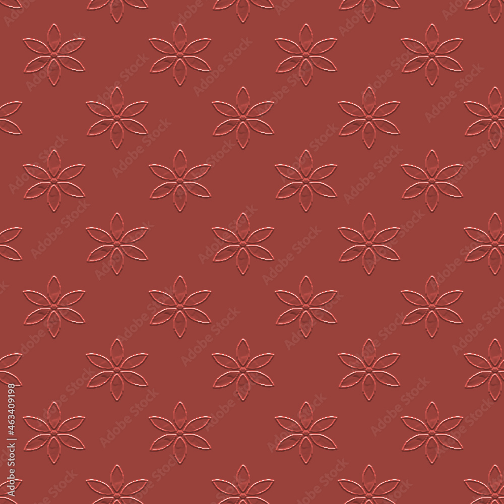 fiori stelle rilievo pattern rosa mattone fiori stelle rilievo pattern rosa mattone