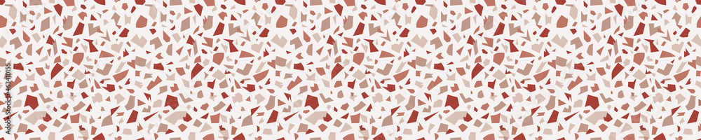 Seamless pattern with terrazzo design