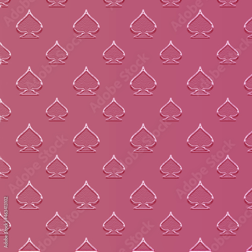 disegno pattern picche rilievo rosa photo
