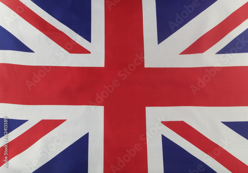 British flag background. 