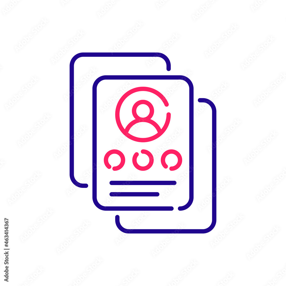 cv Form vector 2 colour icon style illustration. EPS 10 file cv Form vector 2 colour icon style illustration. EPS 10 file