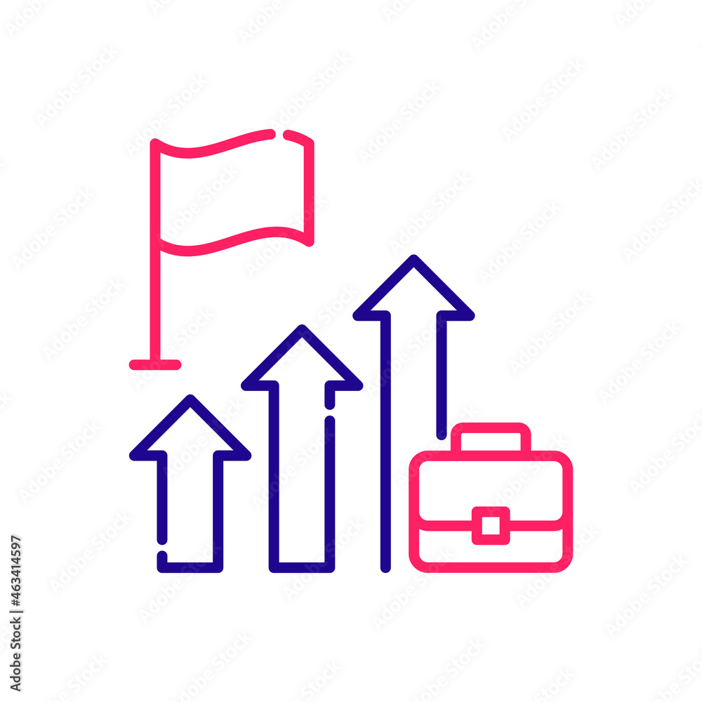 Career ways vector 2 colour icon style illustration. EPS 10 file Career ways vector 2 colour icon style illustration. EPS 10 file