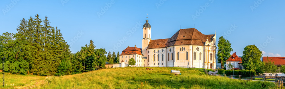 Wieskirche, Steingaden, Allgäu, Bayern, Deutschland 