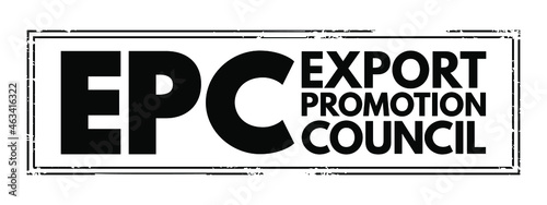 EPC - Export Promotion Council acronym, business concept background