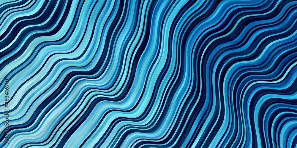 Light BLUE vector backdrop with bent lines. Light BLUE vector backdrop with bent lines.