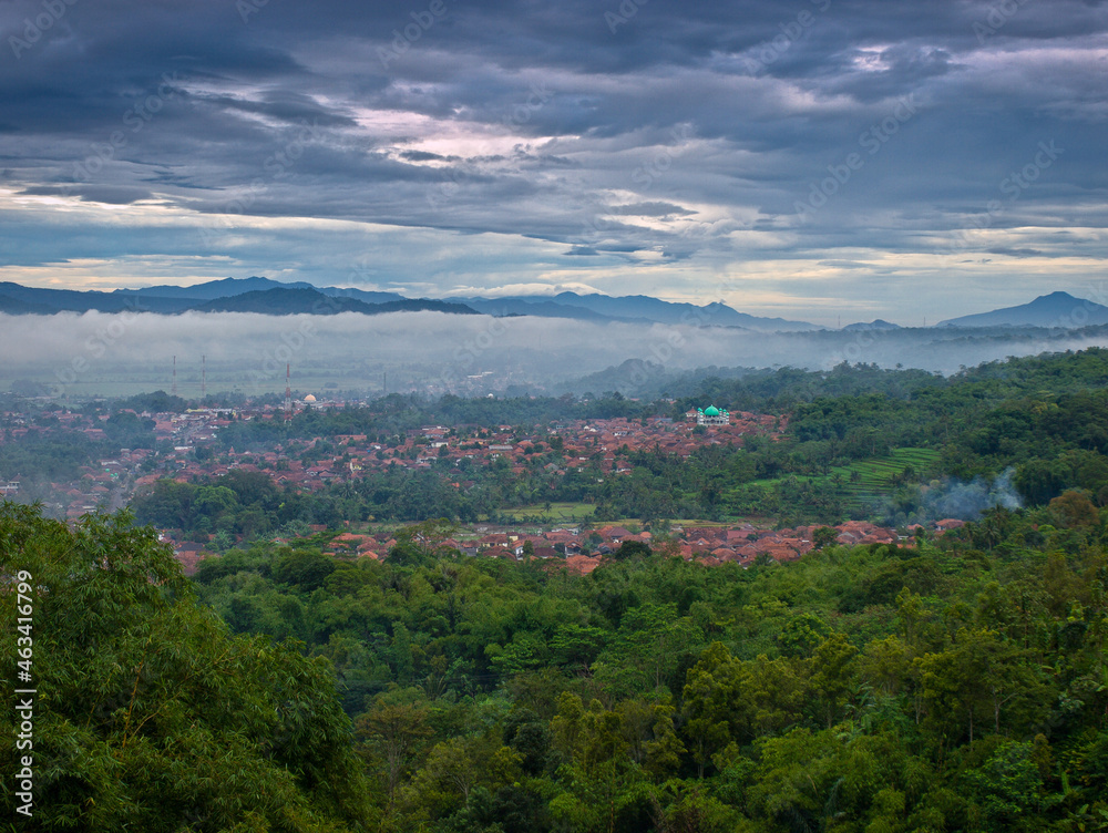 Cikijing from Kawah Manuk