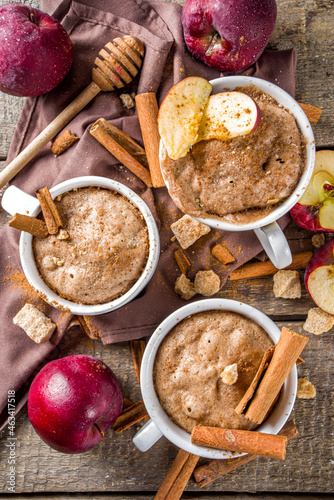 Autumn apple pie mugcake