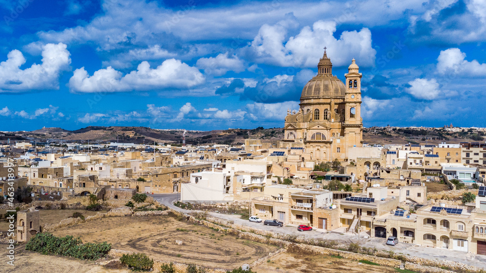 Malta Landschaft  Insel Himmel kirche Architektur Reisen Meer 