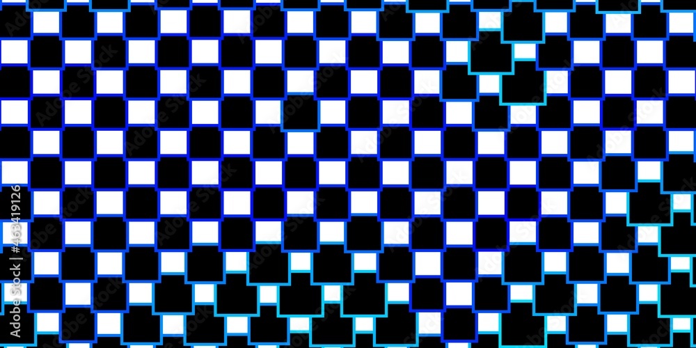 Light BLUE vector pattern in square style. Light BLUE vector pattern in square style.