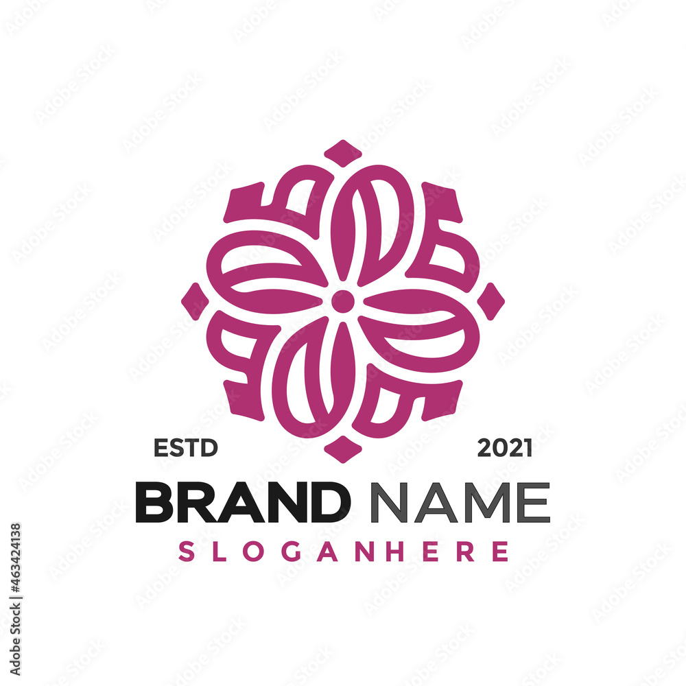Lotus flower logo and icon design vector concept for template Lotus flower logo and icon design vector concept for template