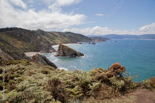 Loiba cliffs in Galicia photo