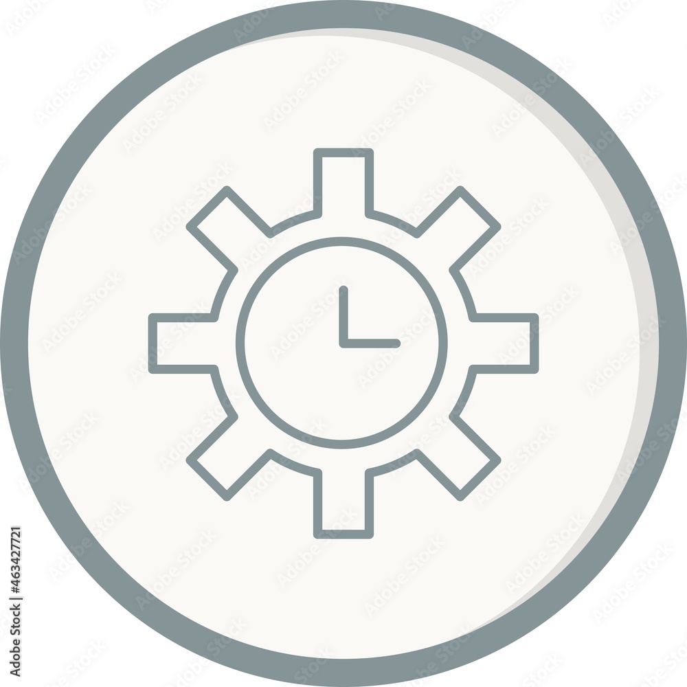 Time management Filled Linear Vector Icon Design Time management Filled Linear Vector Icon Design