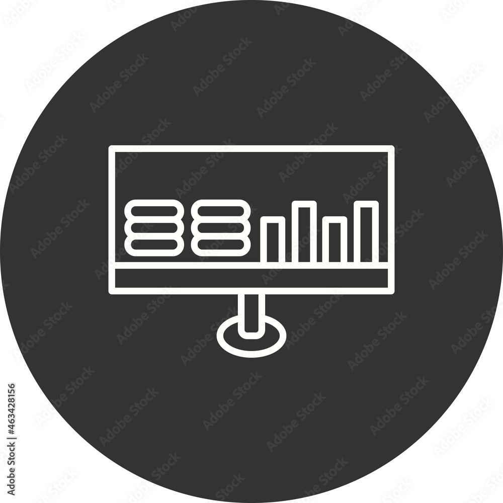 Profit Filled Linear Vector Icon Design Profit Filled Linear Vector Icon Design