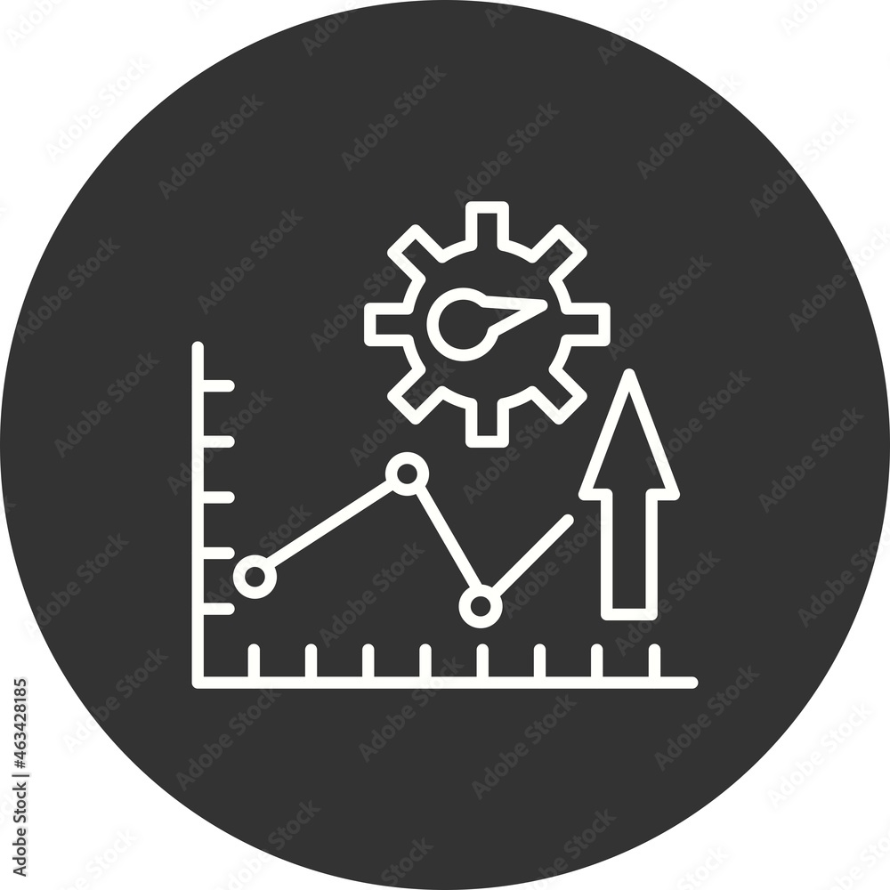 Productivity Filled Linear Vector Icon Design Productivity Filled Linear Vector Icon Design