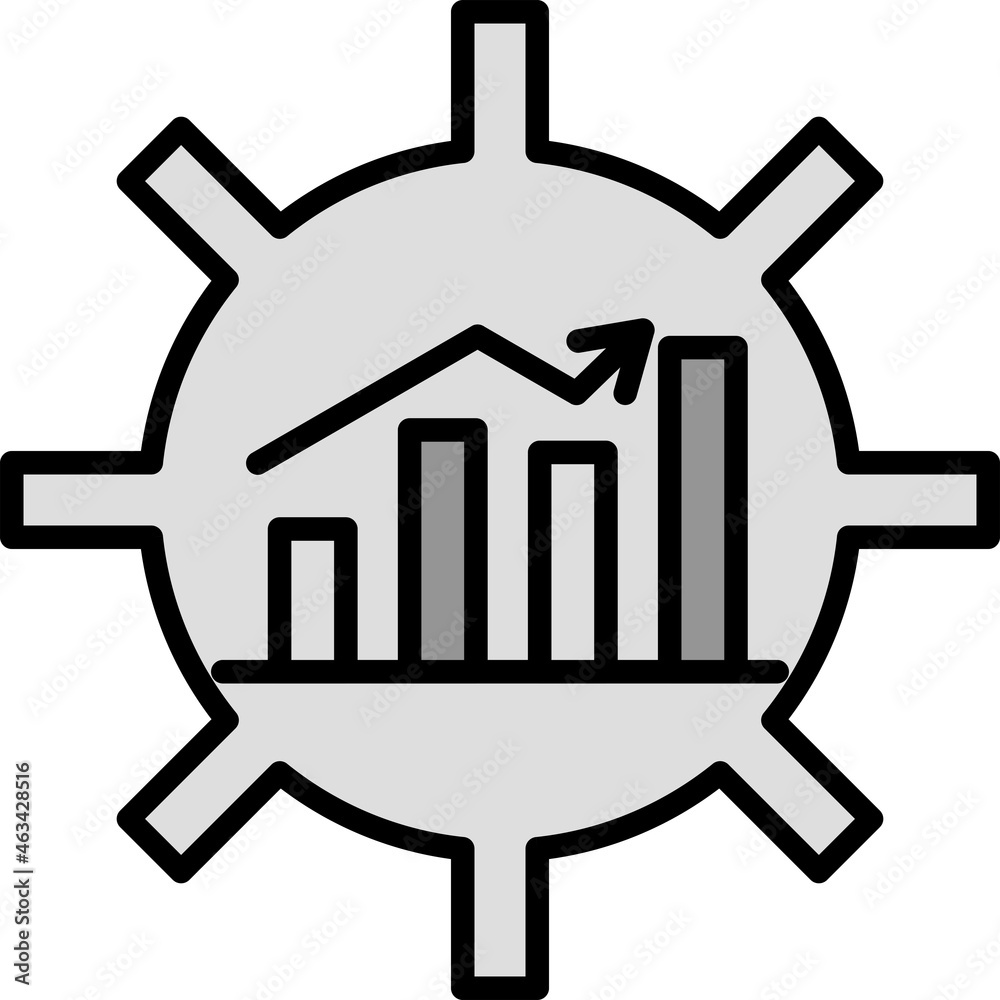 Productivity Filled Linear Vector Icon Design Productivity Filled Linear Vector Icon Design