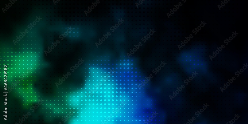 Dark Blue, Green vector backdrop with dots. Dark Blue, Green vector backdrop with dots.