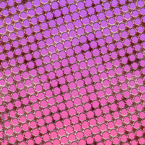cerchi oro metallizzati fori rosa