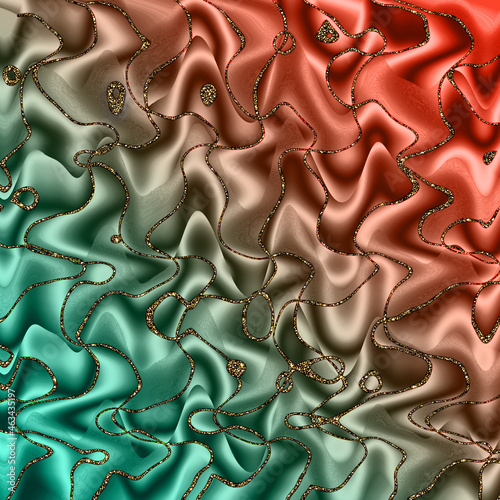 satin raso verde rosso bandiera italia