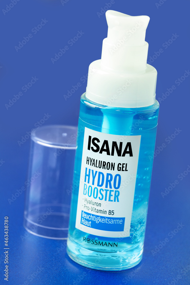 Foto Stock Isana Hyaluron Gel Hydro Booster | Adobe Stock