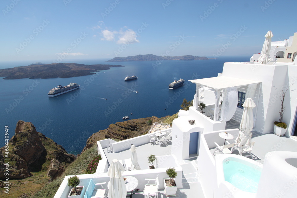 Fototapeta premium ギリシャ サントリー二島