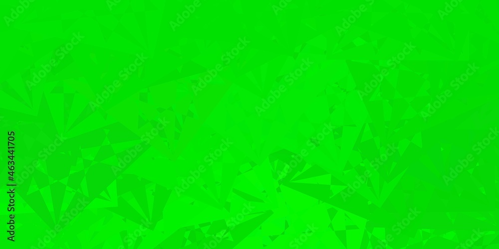 Dark Green vector layout with triangle forms. Dark Green vector layout with triangle forms.