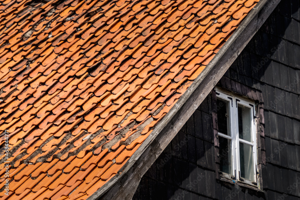 Altes Dach eines Hauses