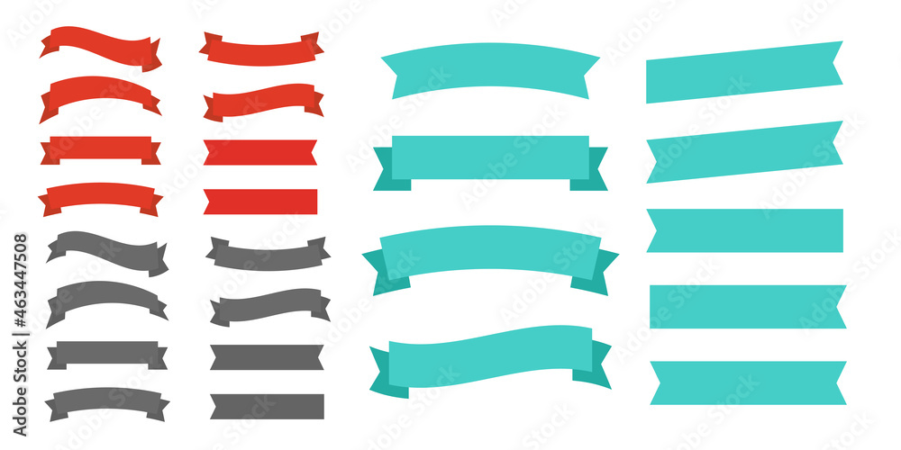 Cartoon banners and comic ribbons. Colored banner ribbon. Banner Cartoon banners and comic ribbons. Colored banner ribbon. Banner