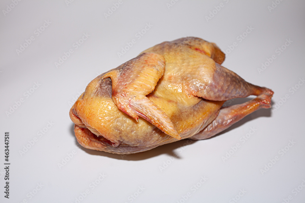 Guinea fowl meat with greens and spices. Organic delicious guinea fowl meat Guinea fowl meat with greens and spices. Organic delicious guinea fowl meat