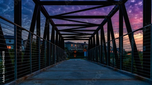 Fototapeta Naklejka Na Ścianę i Meble -  A bridge in Irvine, California