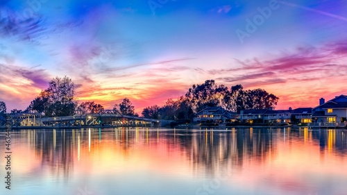 A lake in Irvine, California