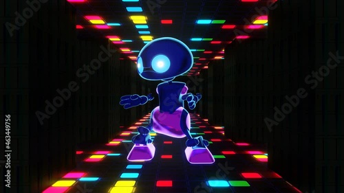 VJ loops is a Fun Dancing robot.