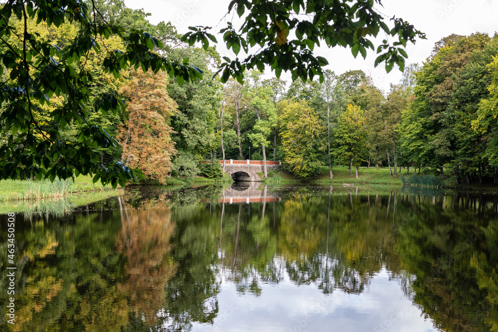 Park of Plunge Manor or Oginski residential manor, Lithuania