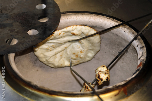 Obraz na plátně nan pan indio en horno tandoori