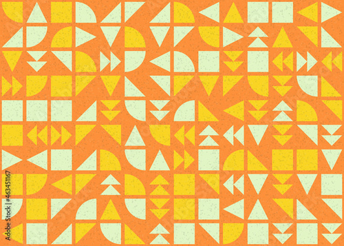 Abstract Geometric Pattern generative computational art illustration
