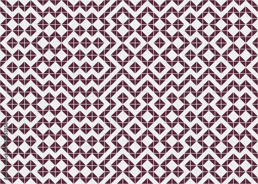 Fototapeta premium Abstract Geometric Pattern generative computational art illustration