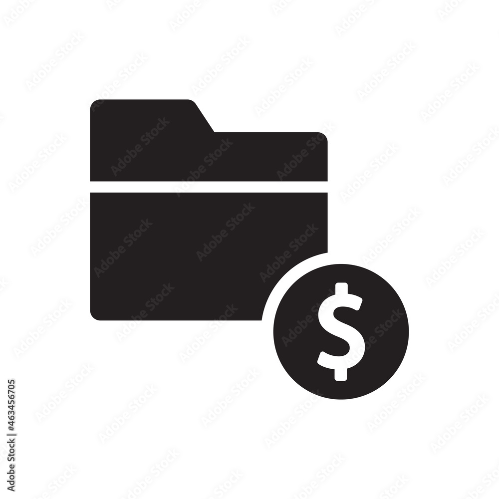 money folder icon - business folder icon