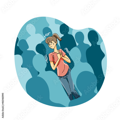 Fear of crowds or agoraphobia