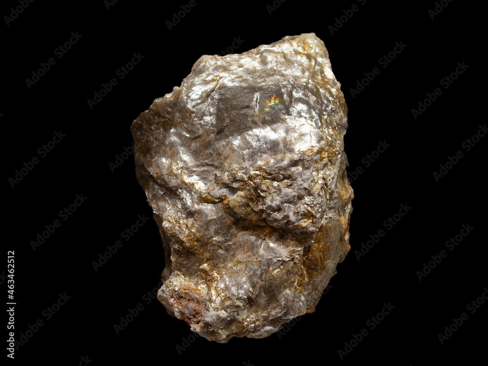 Sericite isolated on black background Sericite isolated on black background